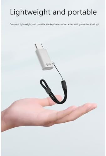 Type C to Lightning Yuva Çevirici Yaka Mikrofonu ile Uyumlu Beyaz OTG Adaptör OTGYZ