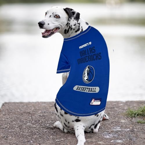 Pets First Sevimli Köpek Tişörtü, X-Small - Basketbol Takımı Logolu NBA Dallas Mavericks Köpek ve Kedi Gömleği. Rahat ve Modaya Uygun Ancak Dayanıklı Evcil Hayvan Kıyafeti, Sportif Köpek Tişörtü