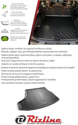 Alternative view of Duster 2 Wd (4X2) 2023 sonrası ile uyumlu 3D Bagaj Havuzu