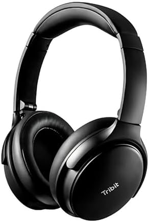 QuietPlus 71 ANC Gürültü Engelleme 30 Saat Oynatma Süresi Rahat ve Ayarlanabilir Bluetooth Kulak Üstü Kulaklık Siyah