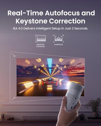 Alternative view of by Capsule Air, Dünyanın En Küçük TV Projeksiyon Cihazı, Sadece 650g, 2 Saat Oynatma, Otomatik Odak - Beyaz
