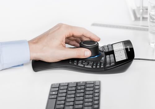 3Dconnexion SpaceMouse Enterprise Kit 2 (Profesyonel CAD çözümü, 3D fare ve CadMouse set, siyah)