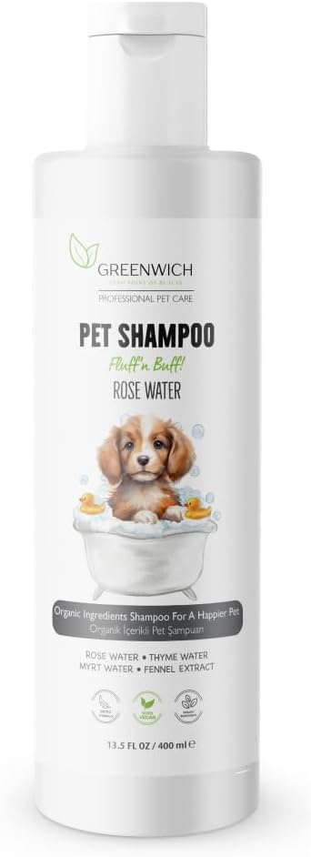 Alternative view of Greenwich Organik İçerikli Kedi Köpek Şampuanı 400 ml | Pati ve Vücut | Tüy Dökme Karşıtı, Tahriş ve Koku Giderici | Bit, Pire, Kene, Parazit Uzaklaştırıcı | Kaşıntı Giderici | Vegan