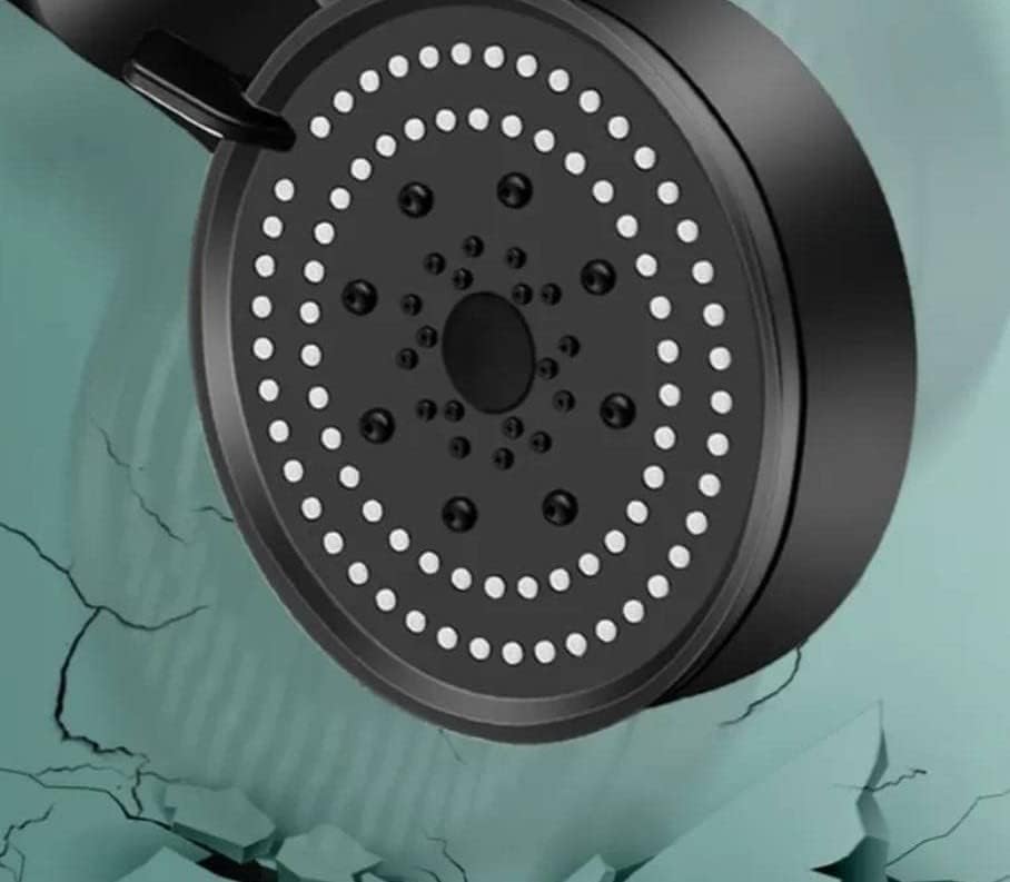 Alternative view of Turbo Duş Başlığı,5 Fonksiyonlu Ayarlanabilir Su Akımı,Yüksek Basınçlı El Duşu, Handshower,Masaj Ve Spa Etkili (Siyah)