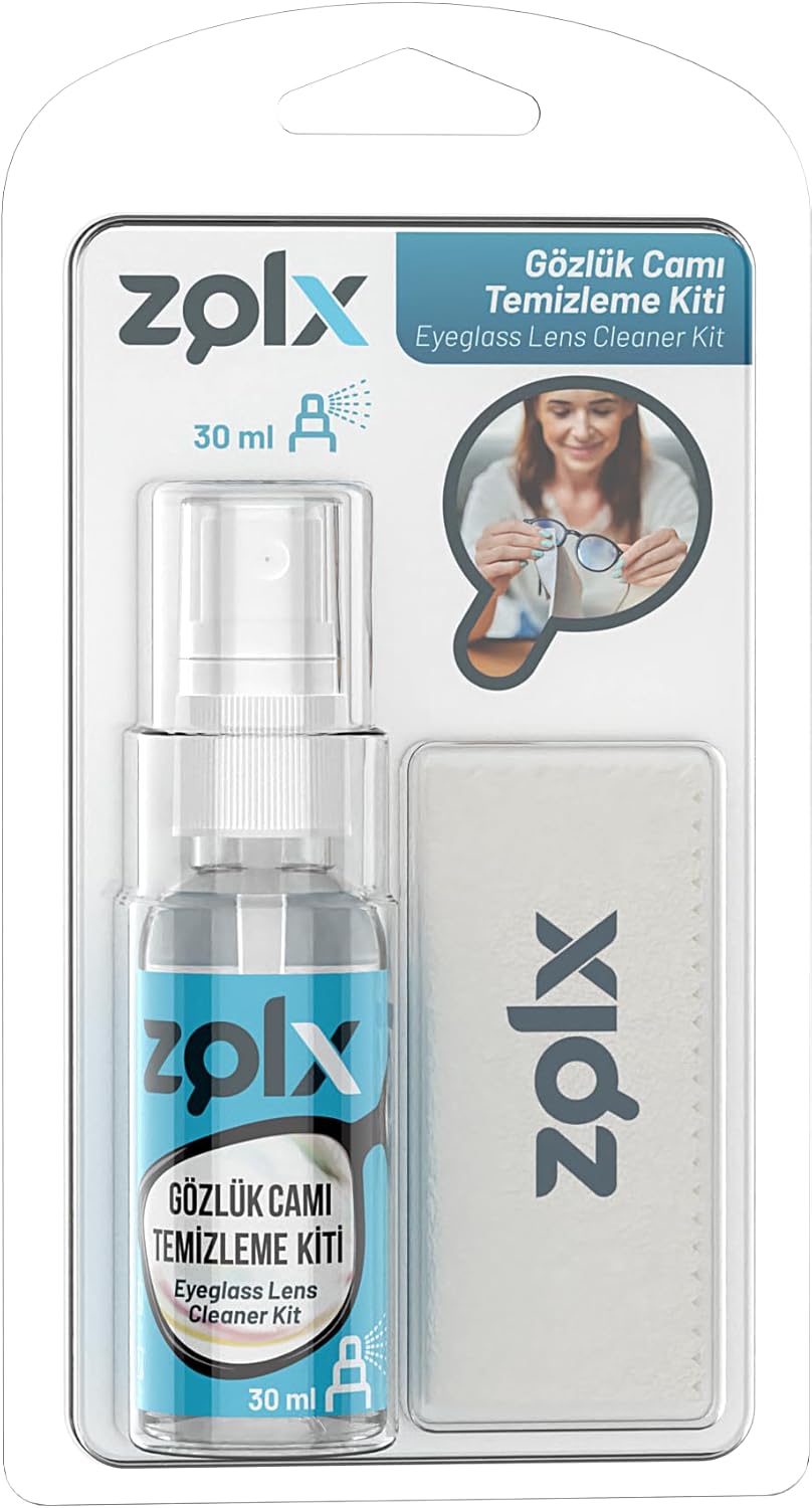 30ML Gözlük Camı Temizleme Kiti, Gözlük Temizleme, Gözlük Spreyi, Gözlük Bezi,Temizleme, ekran temizleme, tv temizleme, telefon temizleme, tablet temizleme, lcd temizleme