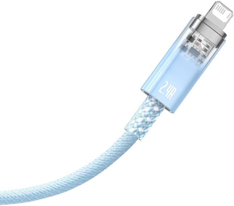 Alternative view of Explorer Serisi Hızlı Şarj Kablosu Akıllı Sıcaklık Kontrolü USB to iP 2.4A, 2m, Mavi
