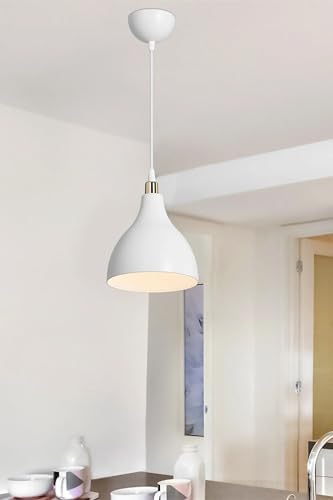 AG LightDesign Beyaz Sarkıt Avize Yatak Odası Salon Mutfak Koridor Lamba 18 AGnm94