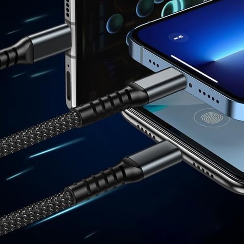 3'ü 1 arada USB Kablosu Hızlı Şarj, Şeffaf Aydınlık 100w Süper Hızlı Şarj Kablosu, Dayanıklı Naylon örgü, Tip-C, ve Cihazlar için Şarj Çözümü