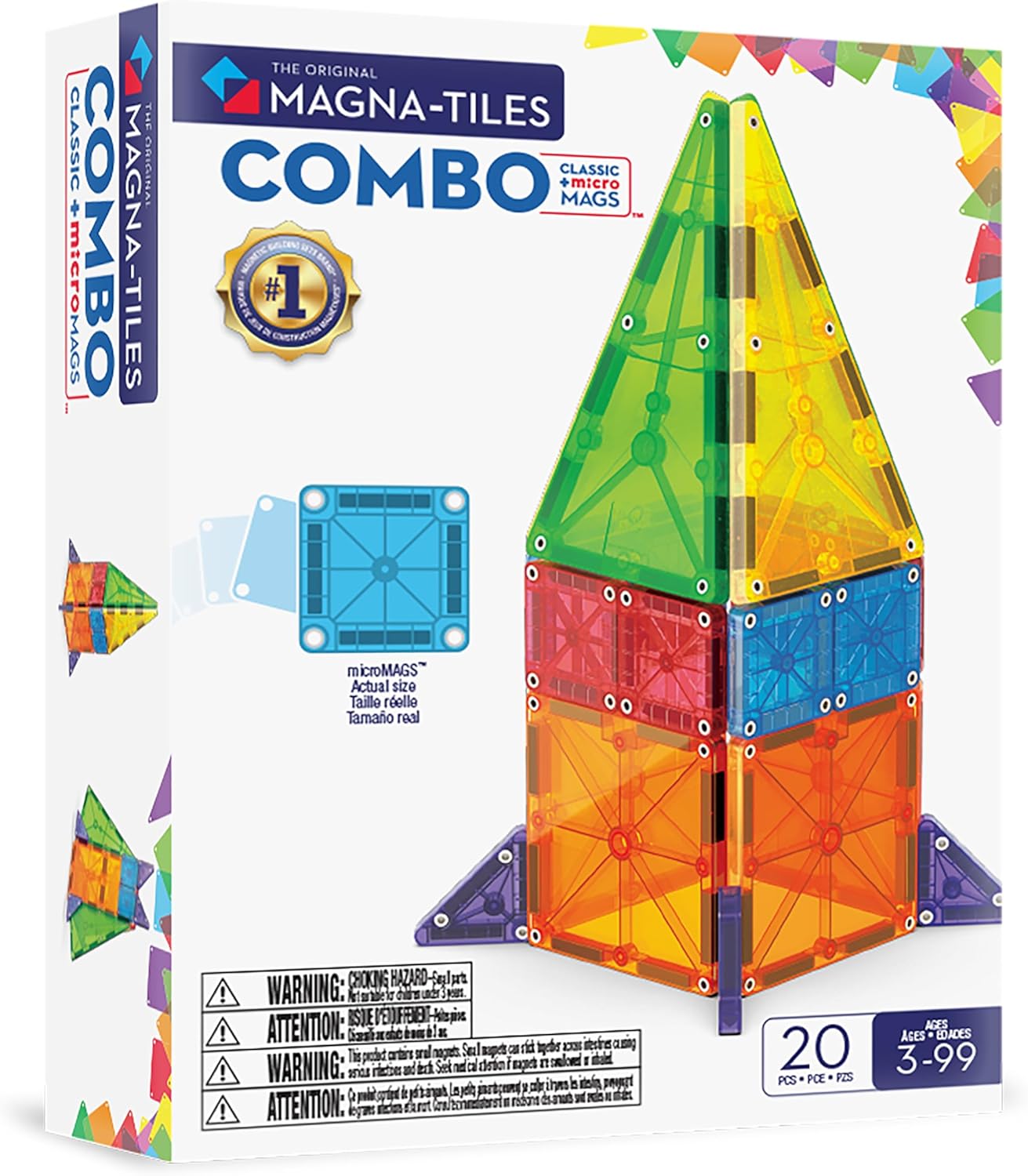 Combo 20 Parça Manyetik Yapı Seti, Orijinal Manyetik Yapı Markası