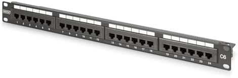DN-91624U 19 24 Port Cat6 UTP Patch Panel