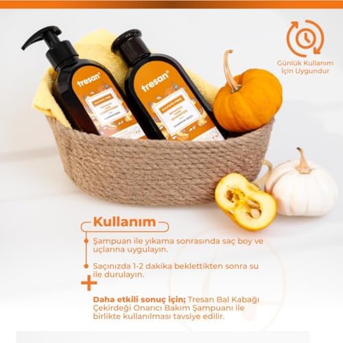Alternative view of Tresan Bal Kabağı Çekirdeği Onarıcı Sülfatsız Bakım Saç Kremi 300 ml