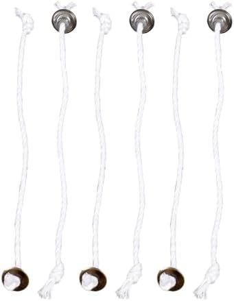 Alternative view of Kopçalı Kandil Fitil Fitili İp Kalınllığı 4 mm 6 Adet Set