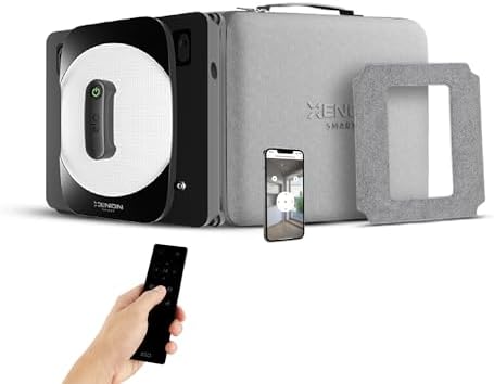 Alternative view of Smart Elo Cam Temizleme Silme Robotu Mobil Uygulama ve Kumanda Kontrollü Ultra Sessiz Pencere Temizlik Cihazı (3 Adet Mikrofiber Mop Hediyeli) X8681