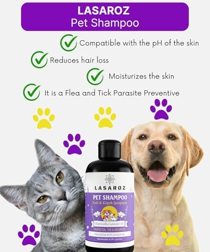 Alternative view of Kedi Köpek Şampuanı Lavanta ve Papatya Yağlı Tüy Dökme Önleyici Nemlendirci Etkili 250 ml