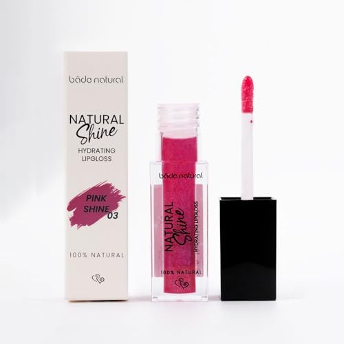 Bade Natural Nemlendirici Lipgloss Pink 03 Dudak Parlatıcısı%100 Doğal