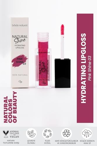 Alternative view of Bade Natural Nemlendirici Lipgloss Pink 03 Dudak Parlatıcısı%100 Doğal