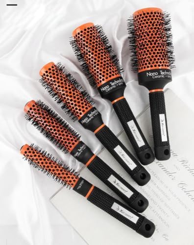 25mm Teknoloji Seramik + İyonik Termal Fön Saç Fırçası Salon Tipi Profesyonel