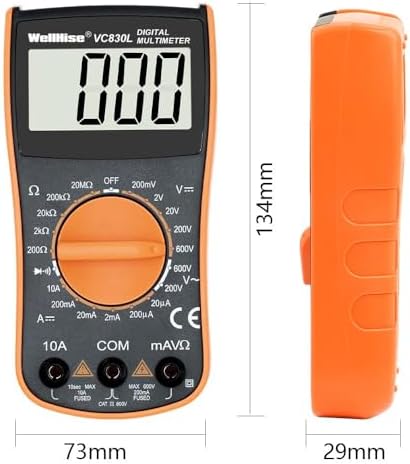 VC830L Ölçü Aleti Multimetre Avometre Büyük Ekran VC A+ Series