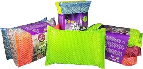 New City Sihirli Fileli Bez Bulaşık Süngeri 3'lü Set - 1 Paket