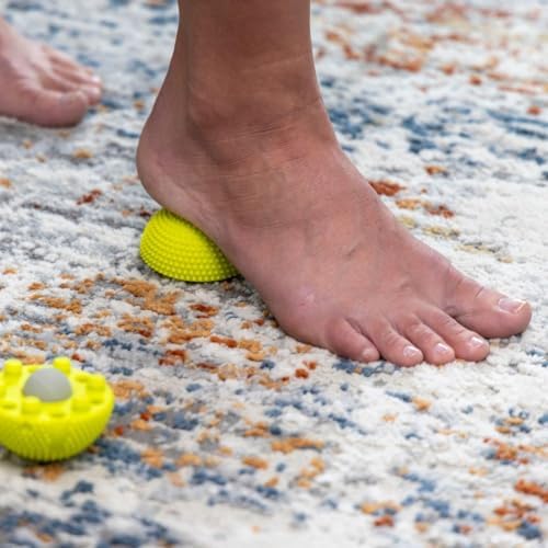 NABOSO Nöro Top, Ayak Miyofasiyal Yayın Aracı, Ayaklar için Dokulu Masaj Topu, Kendi Kendine Masaj, Hareketlilik ve İyileşme