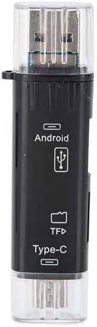 OTG 3 in 1 Type-C ve Micro Usb TF Çevirici Dönüştürücü Kart Okuyucu 5068