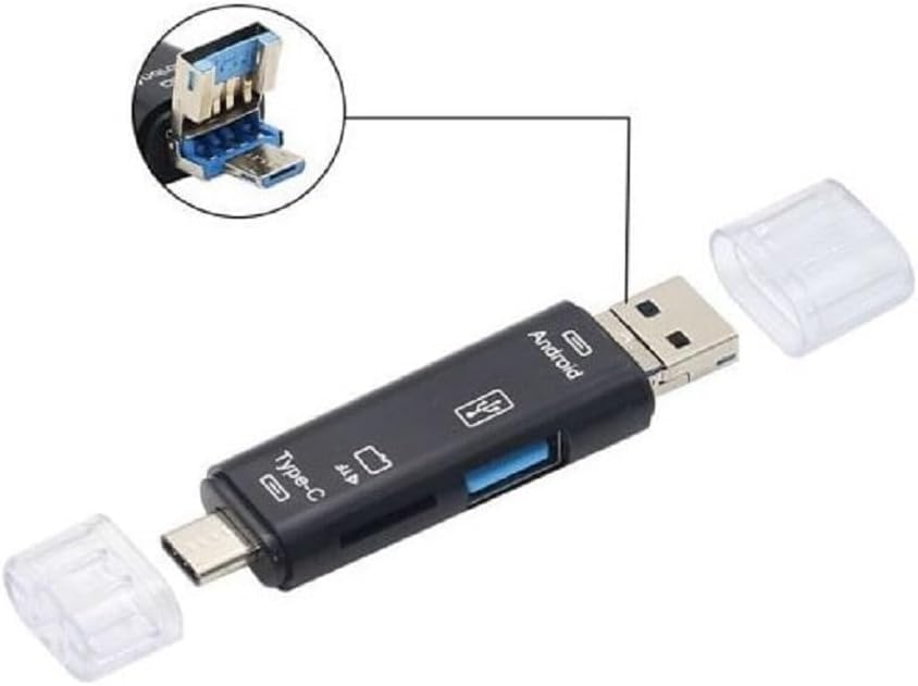 Alternative view of OTG 3 in 1 Type-C ve Micro Usb TF Çevirici Dönüştürücü Kart Okuyucu 5068