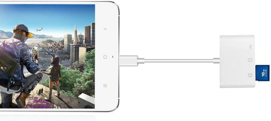 Alternative view of Usb Type C To SD Micro SD TF Kart Okuyucu ve USB Çevirici 3 in 1 Dönüştürücü Adaptör 5232
