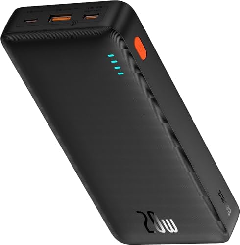 Airpow Hızlı Şarj Power Bank 20000mAh 20W, Siyah (USB to Type-C 50cm Siyah kablo dahil)