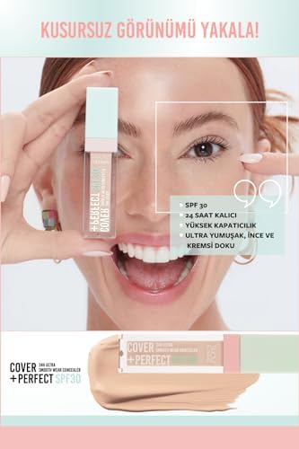 By Pastel Cover Perfect Concealar SPF30 Ultra Kapatıcı, 306 Caramel