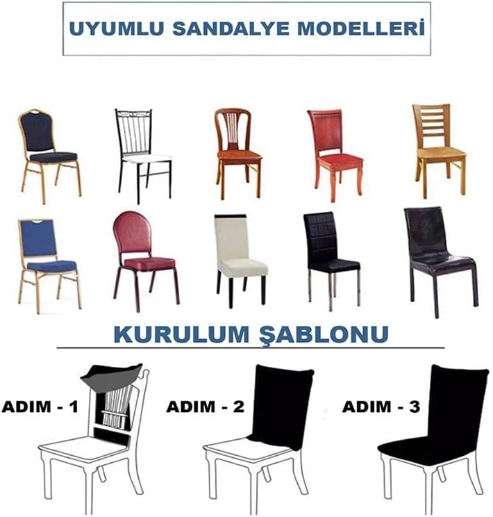 Alternative view of İpek Kadife 6'lı Kılıfı Likralı Lastikli Kadife Örtüsü (Yeşil)