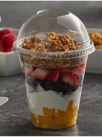 Alternative view of 350 cc Pet Plastik Milkshake Limonata Bardağı Kapaklı 50 Adet