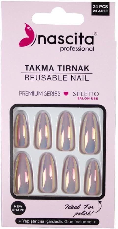 24lü Takma Tırnak Hologram - 198