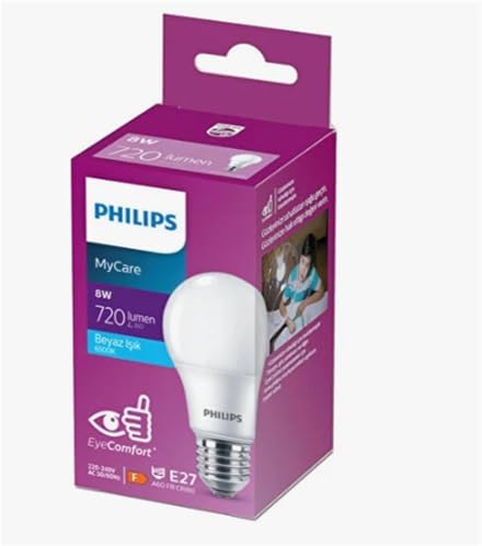 LEDBulb 8-60W E27 6500K Beyaz Işık 720 lümen