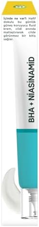 Alternative view of Saf ve Temiz BHA Niasinamid Günlük Güneş Koruyucu Fluid Yüz Kremi SPF50, 40 ml