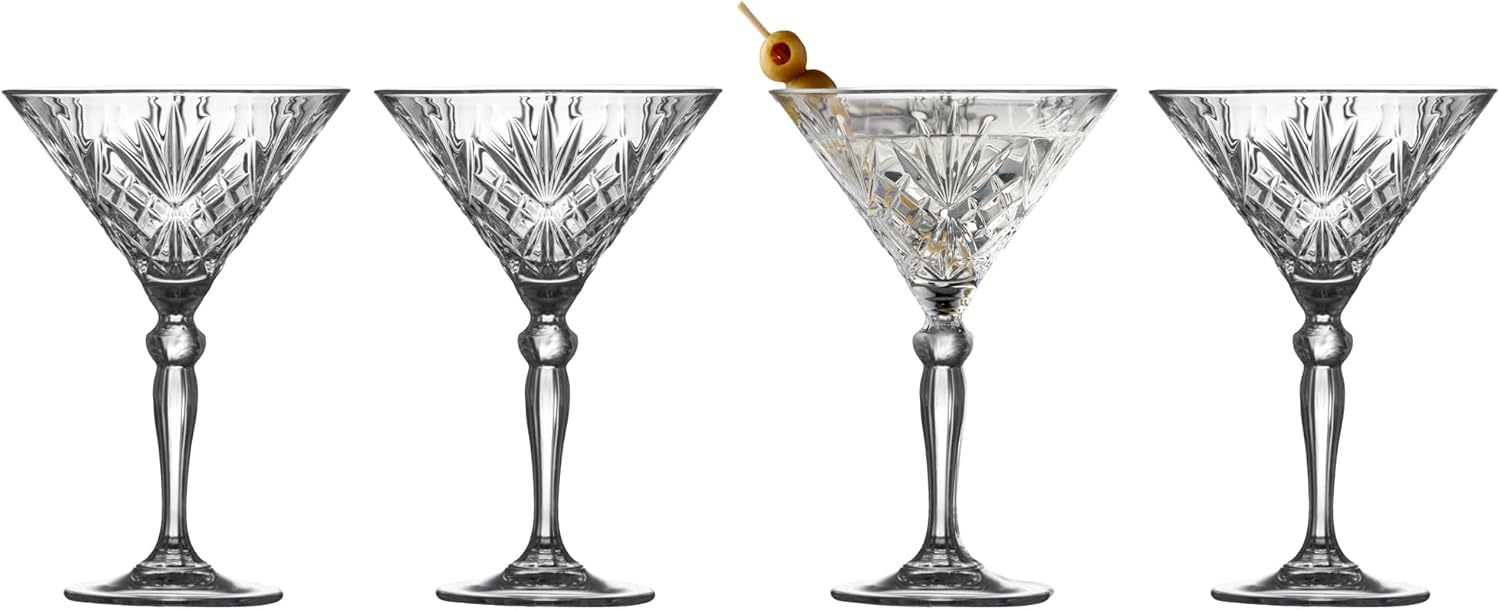 Glas Melodia Kristal Kokteyl Bardağı 4 Adet 21 Cl