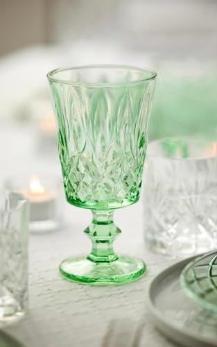 Alternative view of Glas Sorrento Şarap Kadehi 4 Adet 29 Cl Yeşil