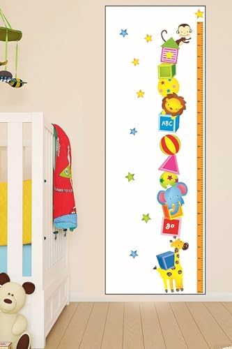 (pster21304) Şirin Hayvanlar Çocuk Boy Ölçer Poster