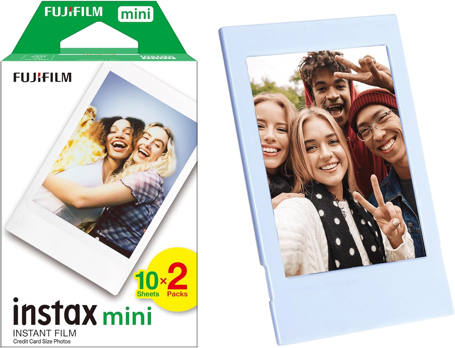 Alternative view of Tüm Mini Makineler ile Uyumlu 20'li Film ve Fotoğraf Çerçevesi (Mavi)