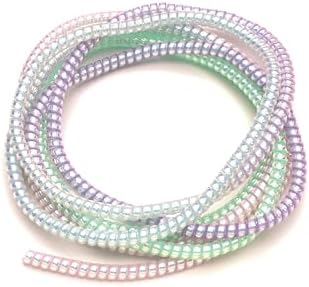 Şarj Aleti Kablosu Kablo Kordon Koruyucu Spiral Sarma Kılıf Koruma Laser Harlequin 140cm