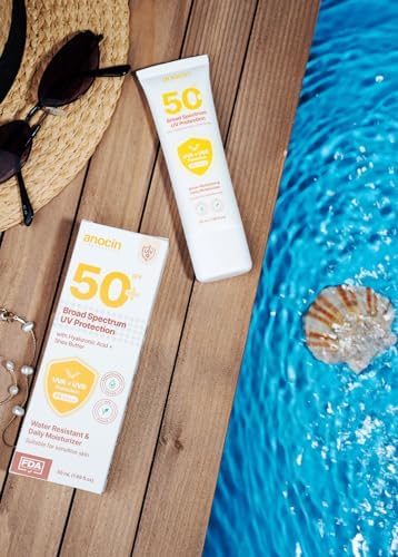 anocin broad Güneş Kremi Yüksek Koruma Spf 50 Nemlendirici Etkili Güneş Koruyucu Krem