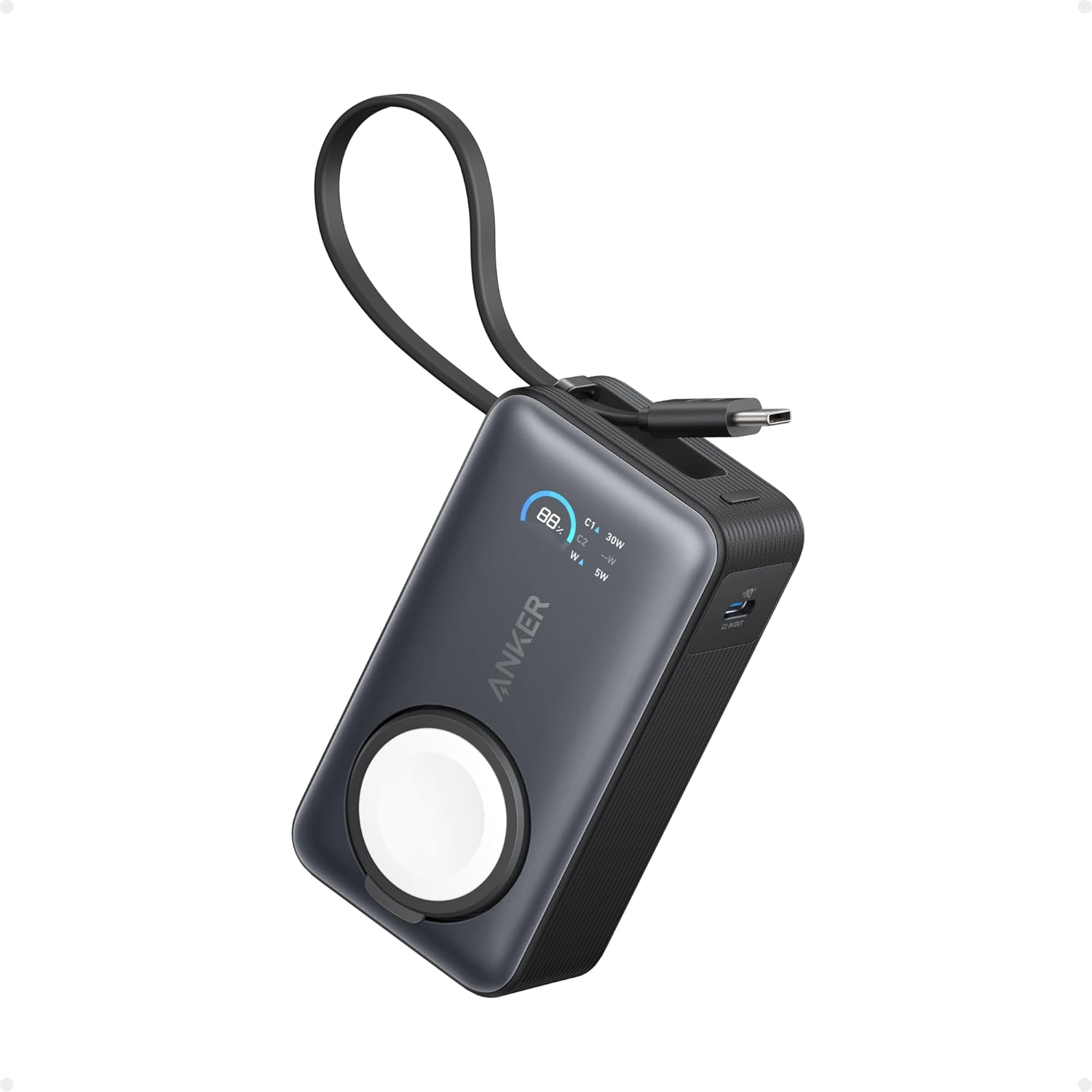 MagGo Power Bank (10K, 35W, Uyumlu) Siyah