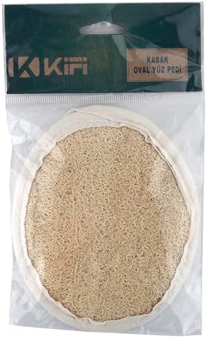Alternative view of Kifi Doğal Kabak Oval Yüz Pedi - Çift Taraflı