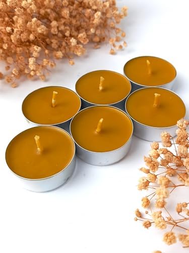 Alternative view of (6 Adet) Tealight Mum Doğal Petek mum Standart Boy