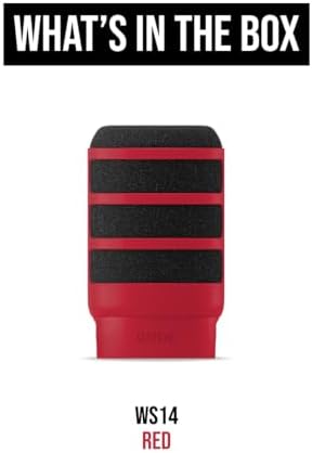 Alternative view of WS14 Premium Pop Filtre PodMic ve PodMic USB için (Kırmızı)
