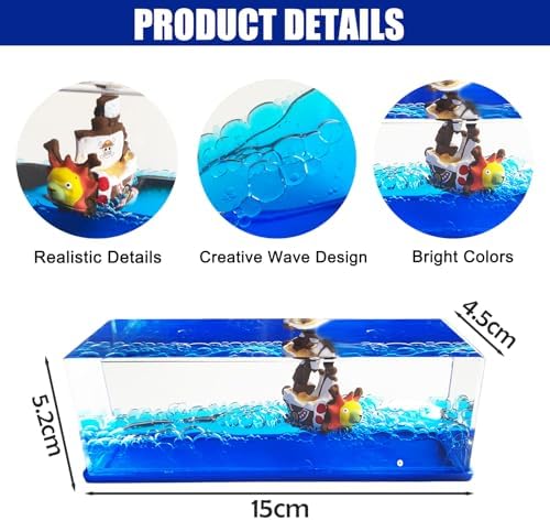 Alternative view of Yolcu gemisi One Piece Fluid şişe "Thousand Sunny" Ship Fluid Bottle, tek kutuda batmayan tekne, korsan gemi dekorasyonu, ev, araba, vitrinler, masa dekorasyonu için bir gemi
