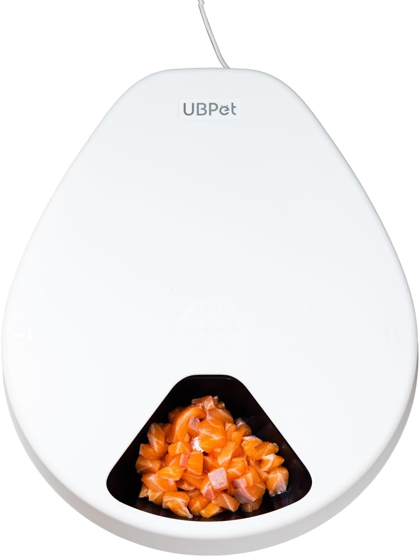 Alternative view of UBPet Soğutuculu Otomatik Yaş Mama Kabı – Mini Buzdolaplı Sistem, 5 Öğünlük Besleme, Sessiz, BPA’sız, Kolay Kurulum, 24 Saat Taze Mama, 24 Saat Soğuk Su