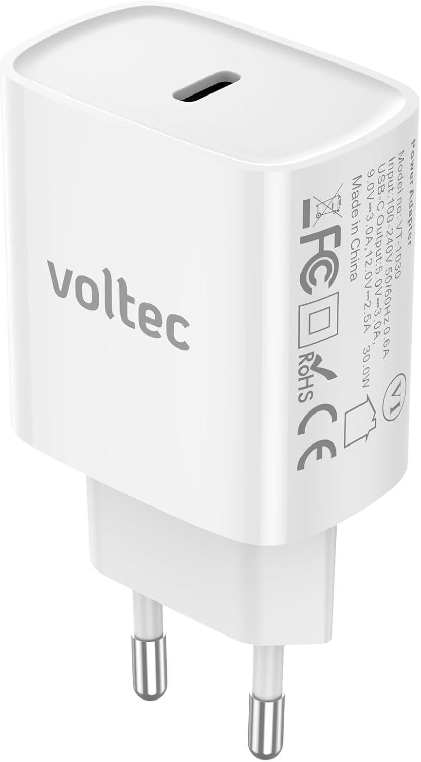 Alternative view of 30W Type-C QC 4.0 PD 3.0 15/14/13/12/11 İçin Hızlı Şarj Aleti iPad Pro Air Şarj Cihazı ve Tüm Type-C Girişli Telefonlar İçin 30W Hızlı Şarj Cihazı