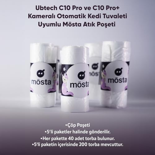 Alternative view of UBPET Atık Poşeti C10 Pro ve C20 Otomatik Kedi Tuvalet Uyumlu (5li paket gönderilecektir)