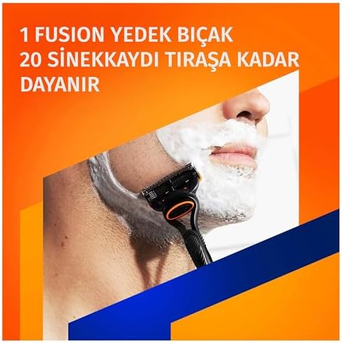 Fusion Tıraş Makinesi + 5 Adet Yedek Tıraş Bıçağı + Premium Stand Hediyeli Paket