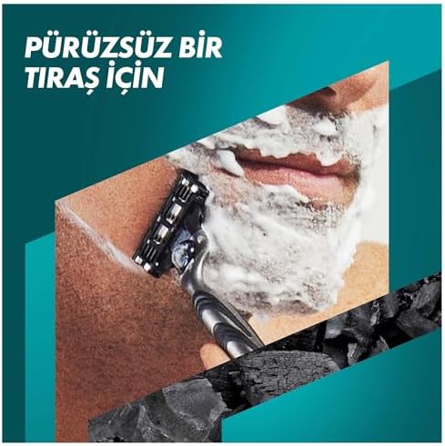 Alternative view of Mach3 Charcoal Tıraş Makinesi + 5 Adet Yedek Tıraş Bıçağı + Premium Stand Hediyeli Peket